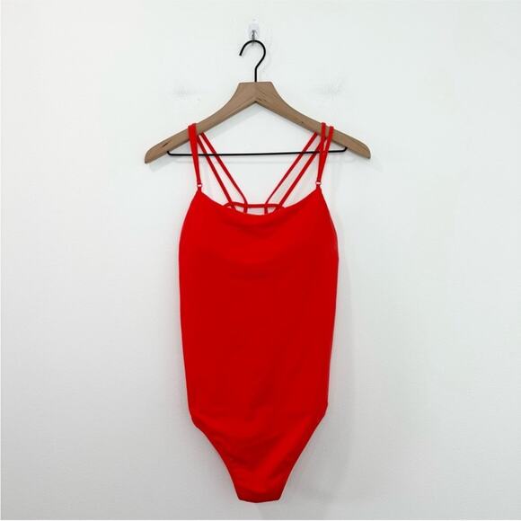 Lululemon Coastline One Piece Swimsuit in Poppy Coral - Picture 2 of 6